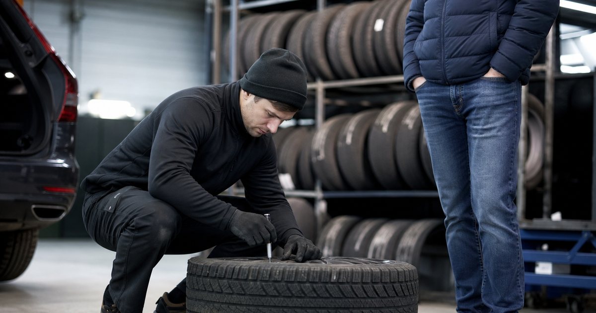 What is the best way to document tire condition at storage drop-off?
