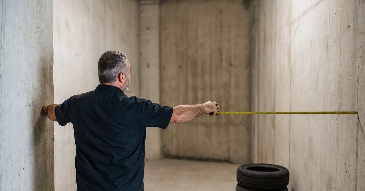 How much rack space does a shop need before launching a tire storage program?