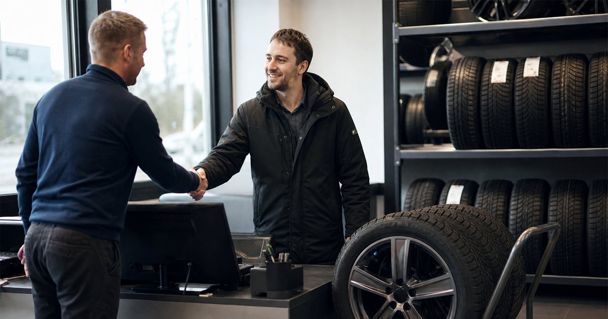What should a tire storage agreement say before a customer signs it?